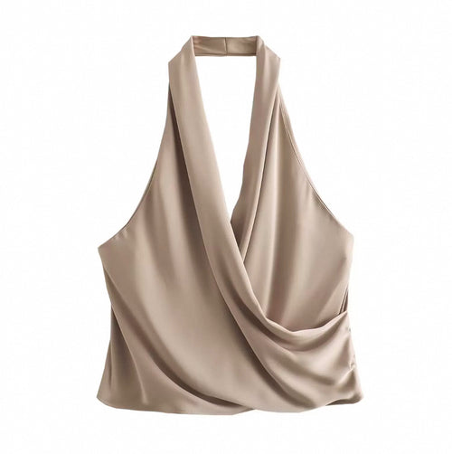Silk Drape Halter