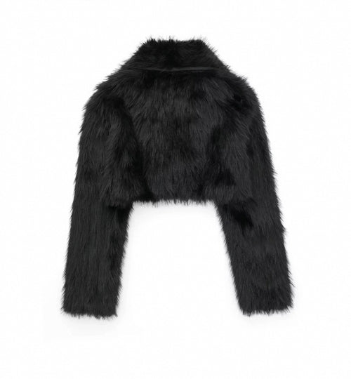 Midnight Luxe Fur Bolero