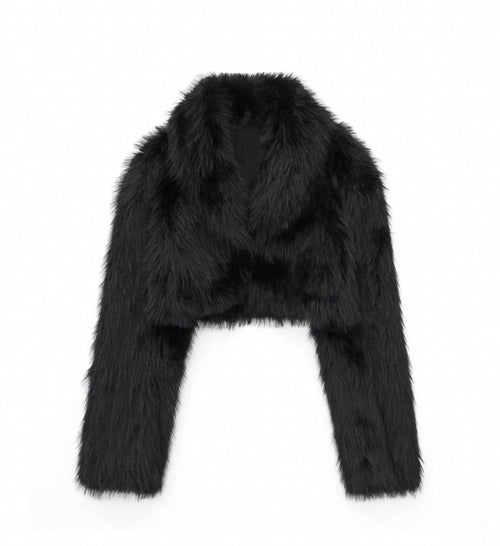 Midnight Luxe Fur Bolero