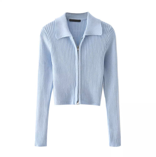 Luxe Ribbed Zip-Up