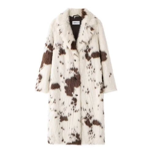 Cowhide Elegance Coat