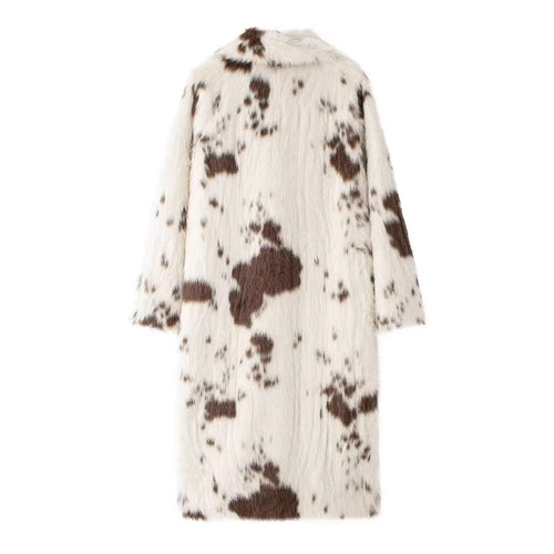 Cowhide Elegance Coat