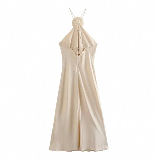 Rose Halter Gown
