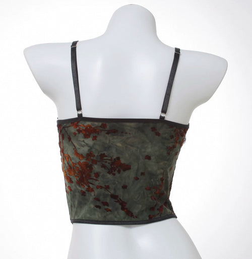 Obsidian Floral Corset