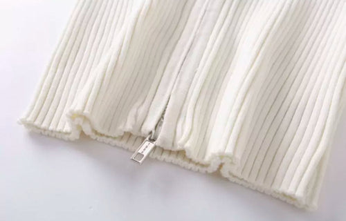 Luxe Ribbed Zip-Up