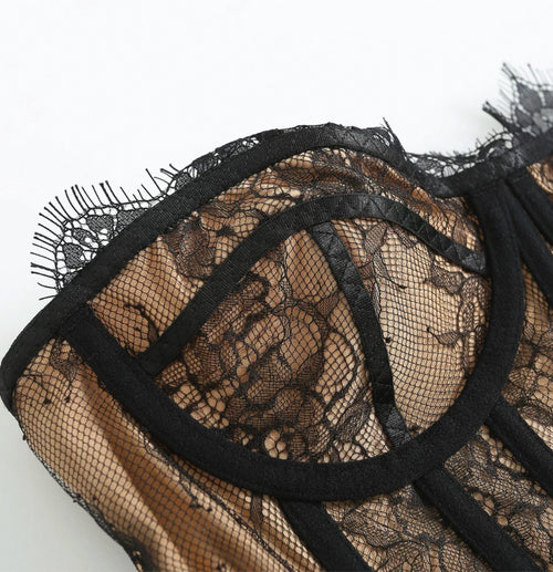 Midnight Lace Corset