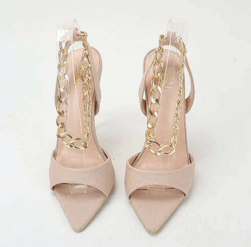 Golden Mirage Heels