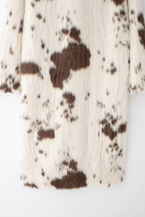 Cowhide Elegance Coat