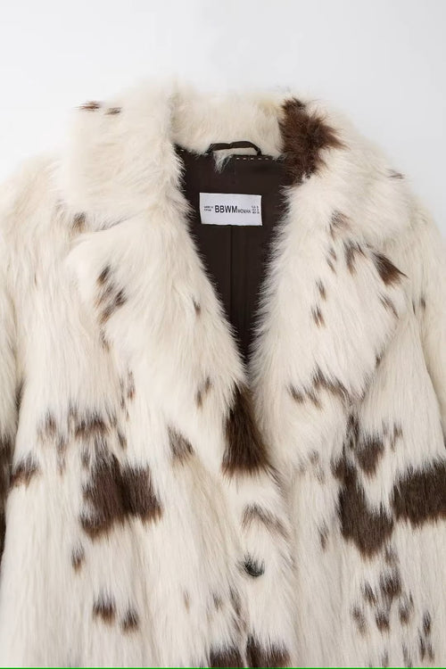 Cowhide Elegance Coat