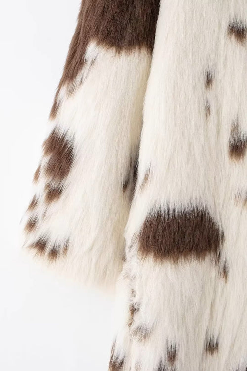 Cowhide Elegance Coat