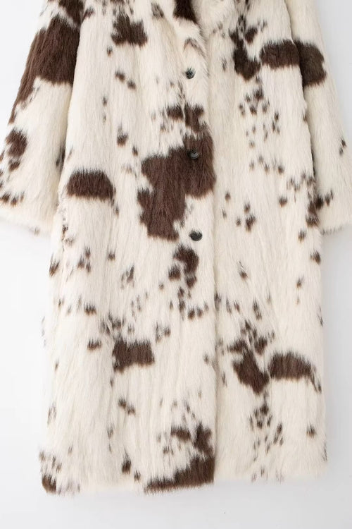 Cowhide Elegance Coat