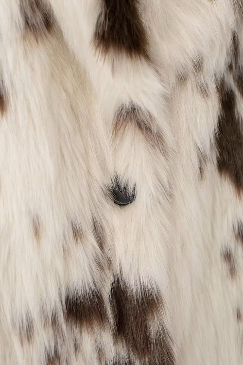 Cowhide Elegance Coat